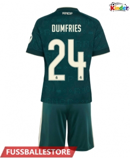 Günstige Real Madrid Denzel Dumfries #24 Auswärts Trikotsatzt Kinder 2026-27 Kurzarm (+ Kurze Hosen)